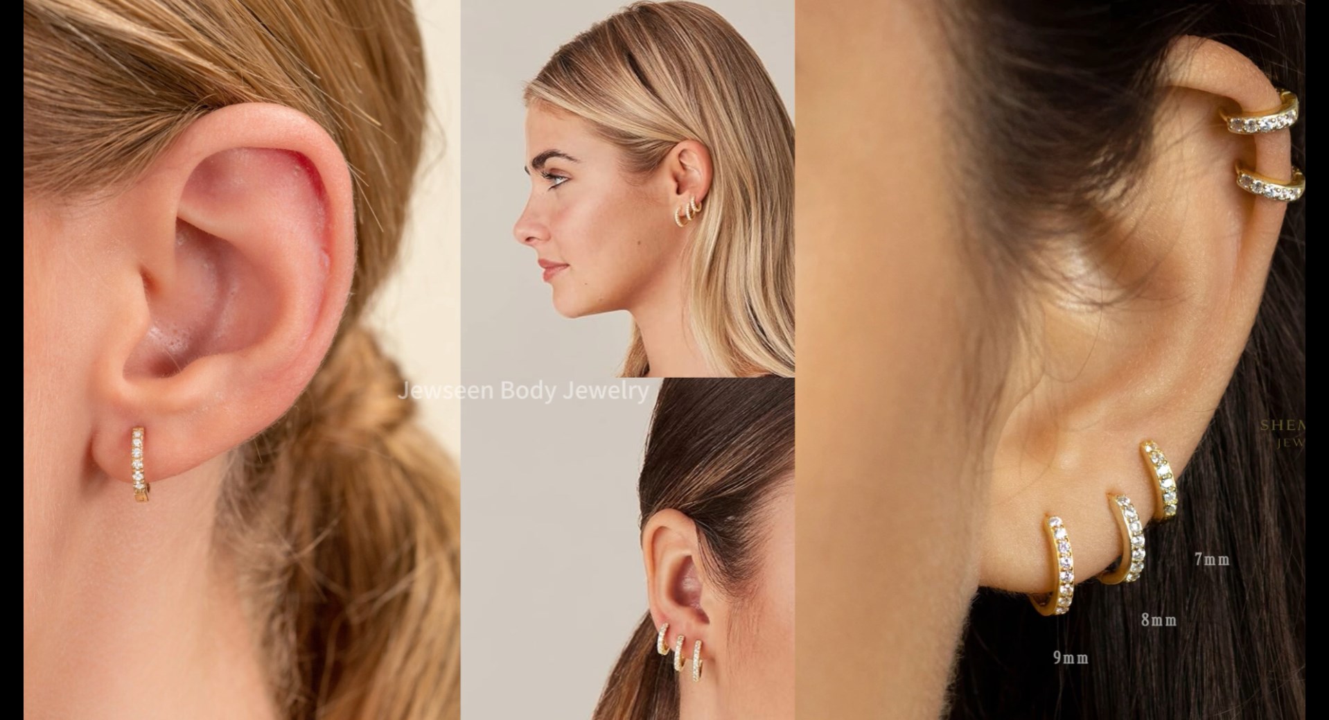 jentlouis 片耳 Melt half hoop pierce Jent Louis MELT HALF HOOP PIERCE 両耳 ピアス - メルカリ